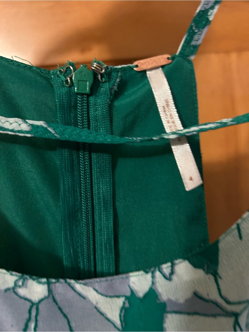 Free People Green Floral Maxi Jumpsuit - Picture 3 of 5